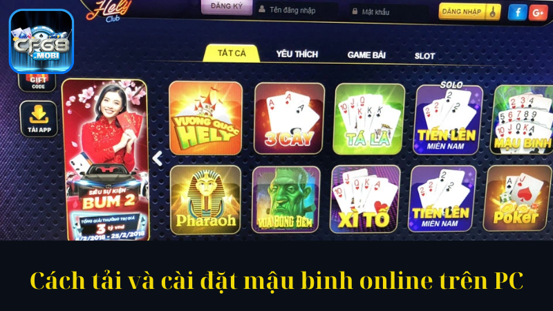 Cách tải và cài đặt mậu binh online trên PC Cách tải và cài đặt mậu binh online trên PC