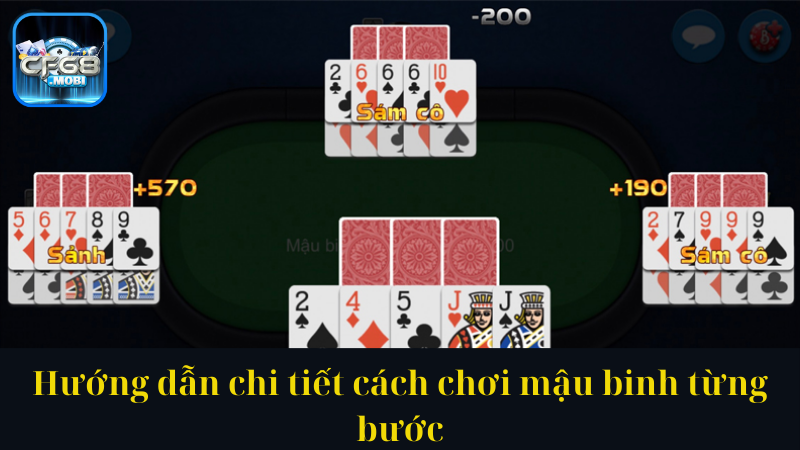 Hướng dẫn chi tiết cách chơi mậu binh từng bước Hướng dẫn chi tiết cách chơi mậu binh từng bước